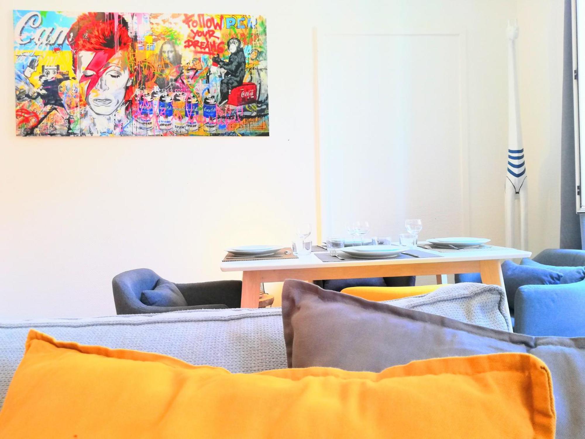 Le Street'Art: Urban Retreat near Parks and Attractions Apartment Sarrebourg Exterior photo